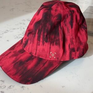 lululemon athletica Red and Black Tie-Dye Cap
